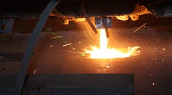 Automated iron casting at Brillion Iron Works, Brillon, WI.