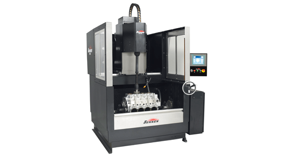 The SV20s 36 in x 40 in 915 mm x 1015 mm work envelope frontloading design and weight capacity up to 1500 lb 680 kg make it versatile for processing engine blocks or other large parts like compressor bodies and pumps