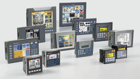 Unitronics OPLC controllers combine fullfunction PLCs and HMI operating panels into single compact units