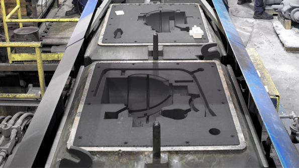 Magnetic materials and an electromagnet offer an intriguing alternative to making molds with sand or foam materials and tests conclude the process offers advantages to material and economic results too