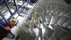 Siemens is expanding production of industrial gas turbines aiming to take advantage of power plants updating their generating systems as natural gas availability increases Siemens is expanding production of industrial gas turbines aiming to take advantage of power plants updating their generating systems as natural gas availability increases