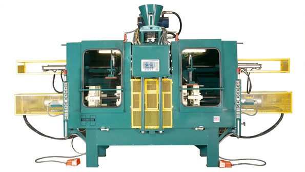 HMC Dual Station machines are flexible enough to run two parts of a core at the same time along with multiple other optional arrangements