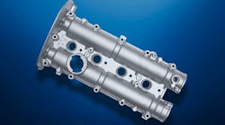 A cylinder head cover, one of numerous cast parts for automotive engines, transmissions, and structurals produced by KSM Castings at its various foundries in Europe and China.