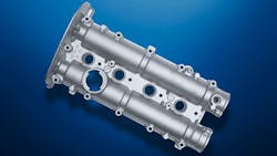 A cylinder head cover one of numerous cast parts for automotive engines transmissions and structurals produced by KSM Castings at its various foundries in Europe and China A cylinder head cover one of numerous cast parts for automotive engines transmissions and structurals produced by KSM Castings at its various foundries in Europe and China