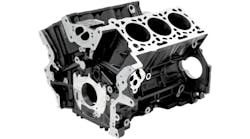 Chrysler&rsquo;s 3.0-liter V6 EcoDiesel starts as a CGI cylinder block and bedplate, cast by Tupy in Brazil, using SinterCast&rsquo;s production process. Preliminary machining at Tupy is followed by finishing and engine assembly at a dedicated diesel engine manufacturing center in Italy, operated by VM Motori S.p.A.