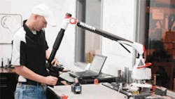 Rochester Metal Products uses a Romer Absolute Arm to verify quality on sample castings Rochester Metal Products uses a Romer Absolute Arm to verify quality on sample castings