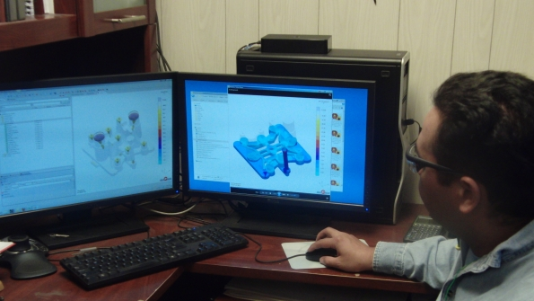 We are trying to minimize the number of samples before releasing a casting for production according to Antonio Melendez a casting design engineer The idea is to do all the tweaking on the computer without spending money to pour multiple samples This year we have significantly reduced the number of samples and are more likely to produce a quality part on the first run