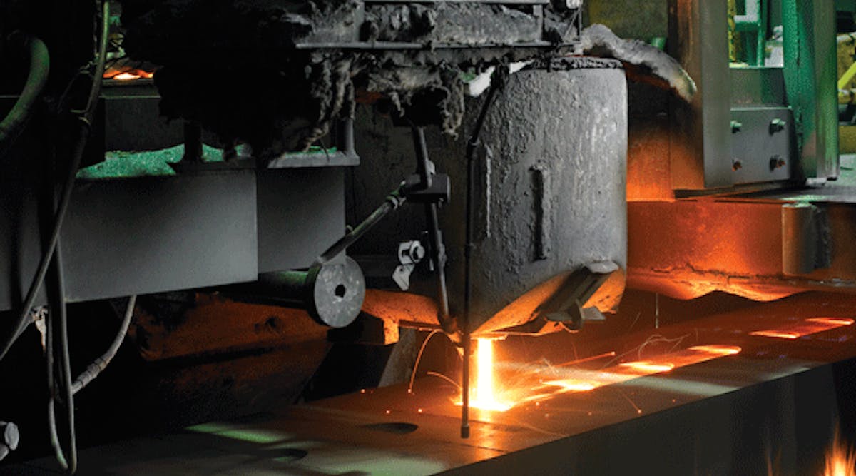 The Victaulic foundry in Easton, PA, operates Disamatic automated pouring &mdash; an operation that underscores its emphasis on high-quality scrap selection and melting.
