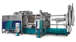B&uuml;hler Group introduced the Carat diecasting machine series in 2011. It&rsquo;s a two-platen design available in 13 sizes with a locking force from 10,500 to 44,000 kN. The developer noted it offers process flexibility; process stability to protect the die; low operating costs; and easy operation.