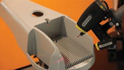 Lighting Science Group uses a portable scanning device to capture 3D geometry to inspect aluminum diecastings Lighting Science Group uses a portable scanning device to capture 3D geometry to inspect aluminum diecastings