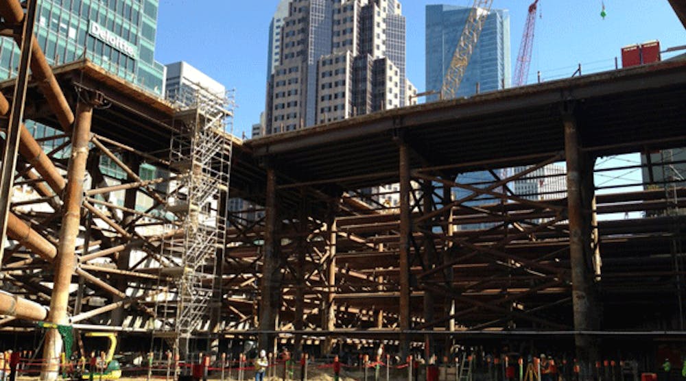 Construction is underway for San Francisco&rsquo;s new Transbay Transit Center, an estimated $4-billion project described as &ldquo;the Grand Central Station of the West.&rdquo;