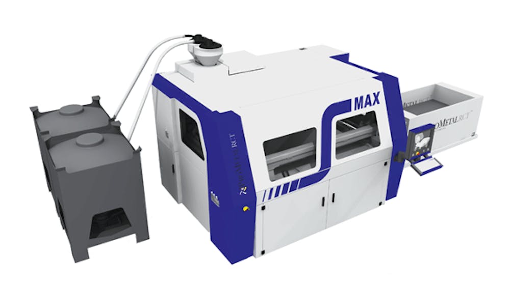 The S-Max series of 3D sand printers was introduced by ExOne in 2010. With a wide worktable for producing molds or cores, it builds layers of bonded sand into shapes indicated by a CAD file. The system will &ldquo;fill a niche&rdquo; that has existed for some time in the commercial pattern market, according to Hoosier Pattern&rsquo;s additive manufacturing manager.