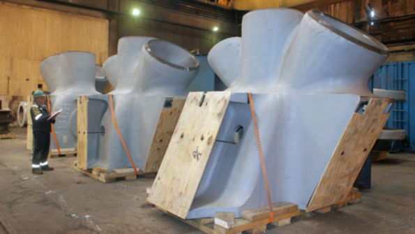 Mick Dickinson foreman at Sheffield Forgemasters foundry finishing area stands amid the oilwell deck lift points being produced at Vulcan SFM We are the world experts in cast nodes according to Paul Mockford design director for Vulcan SFM the Forgemasters business unit that specializes in producing castings for fixed and floating oil production units including structural and heavy lift castings and mooring components tendon porch and deck stool castings insert nodes and pile lug cans