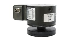 The SR48 collision sensor can comply large distances in response to any type of displacement force This gives the robot controller time to take corrective action The SR48 collision sensor can comply large distances in response to any type of displacement force This gives the robot controller time to take corrective action