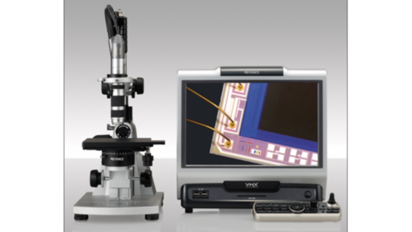 The VHX700F combines the technology generally found in stereoscopic metallurgical measurement and scanning electron microscopes