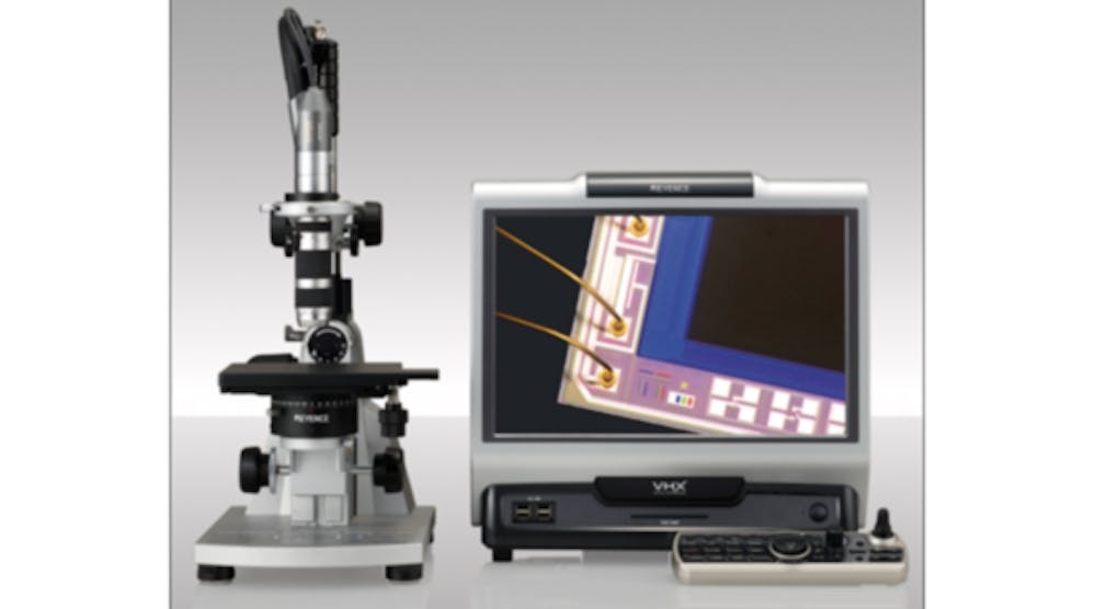 The VHX-700F combines the technology generally found in stereoscopic, metallurgical, measurement, and scanning electron microscopes.