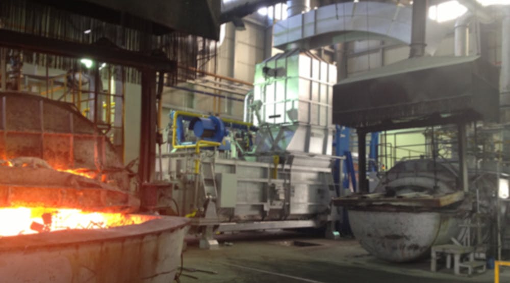 StrikoWestofen installed a new StrikoMelter furnace for Inzi Amt in South Korea, allowing the automotive aluminum diecaster to reduce its energy consumption from more than 120 m3 of natural gas per metric ton of molten aluminum to less than 60 m&sup3;.