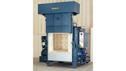 Grieve Corps No 862 has an automatic door switch to drive burners to low fire when the door is opened and an airoperated vertical lift door