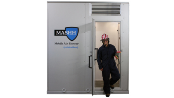 The MASHH uses an amplifiedair generator to supply over 700 CFM at low pressure 10 psi running on 240V 3phase power Heated and cooledair packages are available