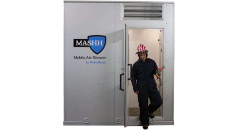The MASHH uses an amplified-air generator to supply over 700 CFM at low pressure (&lt; 10 psi), running on 240-V, 3-phase power. Heated- and cooled-air packages are available.