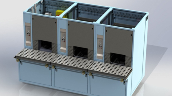 A graphic illustration of the compact threemodule unit that requires no special infrastructure or tending equipment like cranes or equipment platforms Since it was introduced earlier this year four HVLV systems have been placed in commercial operation including the new installation at an automotive diecaster in Dalian China