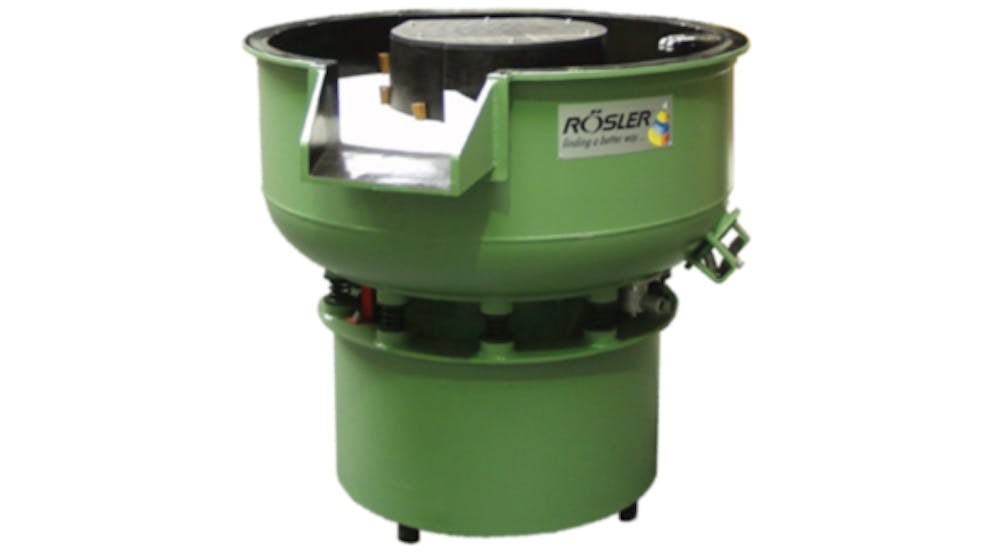 The R series vibratory bowls can be automated with peripheral equipment to save production time and improve efficiency.