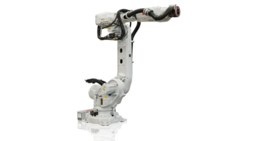 The IRB 6700 robot family will include eight models for different payloads and reaches, with longer service intervals, more accessible components, and optimized service routines.