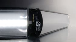 Each 24V DC LHF300 array uses 30 highintensity LEDs and features a diffuse lens cover designed to disperse the light in the same fashion as a fluorescent light of equivalent length Each 24V DC LHF300 array uses 30 highintensity LEDs and features a diffuse lens cover designed to disperse the light in the same fashion as a fluorescent light of equivalent length