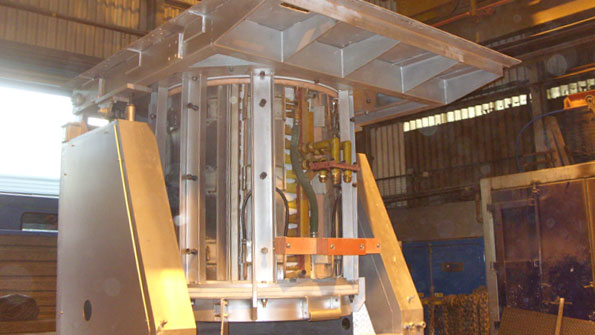 An explosion and fire damaged all three furnaces but only this 3mt vessel mdash in which the explosion occurred mdash required extensive reconstruction