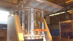 An explosion and fire damaged all three furnaces but only this 3mt vessel mdash in which the explosion occurred mdash required extensive reconstruction An explosion and fire damaged all three furnaces but only this 3mt vessel mdash in which the explosion occurred mdash required extensive reconstruction