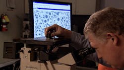 Testing ductile iron requires sophisticated equipment such as spectrometers as well as the regular extraction of samples during production Testing ductile iron requires sophisticated equipment such as spectrometers as well as the regular extraction of samples during production