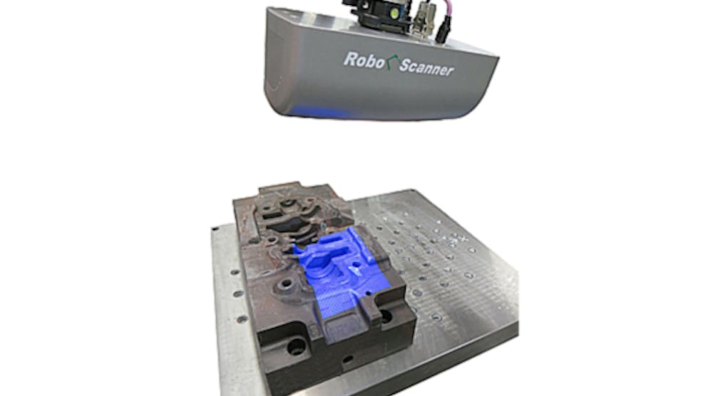 The RoboScanner follows a preset path for the measurement of similar parts without the need for expensive fixturing. Consistent with a production environment, it will provide a complete inspection report at the end of its measuring routine without delay, for instant feedback for process control. Alternatively, data can also be processed offline.