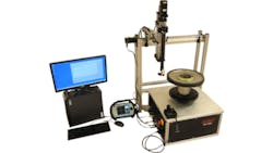 The modular ES1000 system has four operationally independent components 1 turntable and gantry module 2 eddycurrent generation and processing instrument 3 eddycurrent probe and 4 computer and display running Windows 7 or higher The modular ES1000 system has four operationally independent components 1 turntable and gantry module 2 eddycurrent generation and processing instrument 3 eddycurrent probe and 4 computer and display running Windows 7 or higher