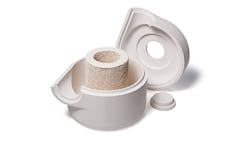 UDICELLtrade tubular foam ceramic filters are recommended for both iron and steel casting UDICELLtrade tubular foam ceramic filters are recommended for both iron and steel casting