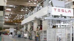 In low-pressure diecasting, metal is transferred from a furnace chamber through a riser tube into a mold at about 750&deg;C. Tesla Motors reported it decommissioned the operation following the accident in November 2013 at its Fremont, CA, plant.