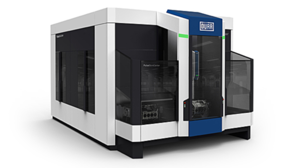 Duumlrr Ecoclean developed a new equipment concept for its EcoCBooster partscleaning cell the PulseBoreCenter consists of the application system with NC controller and booster units in addition to a supply module comprised of a highpressure pump plus the entire water supply and filtration equipment The system can process any engine block from inline twocylinder to all Vengine units including sophisticated W12 and W16 engine designs