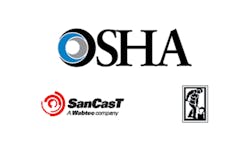 Federal workplace safety officials conducted an inspection at SanCasT in November 2013 following an earlier incident at the plant that cost one worker his leg Federal workplace safety officials conducted an inspection at SanCasT in November 2013 following an earlier incident at the plant that cost one worker his leg