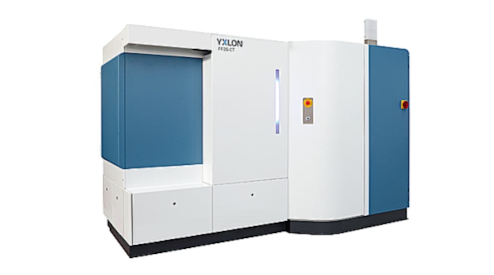 The Yxlon FF35 CT combines precision with versatility. the large inspection envelope and two different X-ray tube sources mean that the system can take a critical look at large objects, or scan the details of an inspection series of smaller items with a high degree of accuracy.