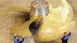 Casting nickelaluminummanganesebronze alloys for fixedpitch propellers up to 26 feet in diameter the RollsRoyce North America was said to be the only privately owned domestic foundry capable such products to US Navy quality standards Casting nickelaluminummanganesebronze alloys for fixedpitch propellers up to 26 feet in diameter the RollsRoyce North America was said to be the only privately owned domestic foundry capable such products to US Navy quality standards