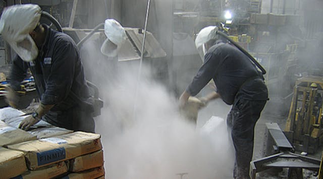 Foundry workers are among several types of workers identified by OSHA as vulnerable to respirable crystalline silica exposure. Last fall, the agency proposed a new safety rule to protect such workers, a rule it estimates would save nearly 700 lives and prevent 1,600 new cases of silicosis each year.