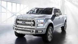 According to Ford the 2015 F150 will be 700 lb lighter than the current model thanks largely to its aluminumintensive structure According to Ford the 2015 F150 will be 700 lb lighter than the current model thanks largely to its aluminumintensive structure