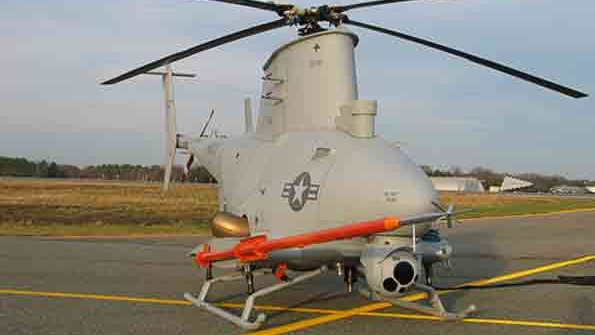 Northrop Grumman developed the MQ8 Fire Scout unmanned aerial system for use by the US Navy to provide reconnaissance situational awareness aerial fire support and precision targeting support Both the MQ8B and its predecessor RQ8A version were derived from Schweizer light helicopter designs originally in 2002 A later model adopted a Bell 407 airframe The MQ8 Fire Scout is powered by a RollsRoyce 250 turboshaft engine has a payload capability of 600 lb and an endurance of eight hours