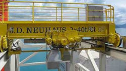 A customized explosionprotected 80metric ton lift capacity crane A customized explosionprotected 80metric ton lift capacity crane