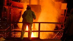 Monitoring steel casting at Bradken Engineered Products division Amite LA Monitoring steel casting at Bradken Engineered Products division Amite LA