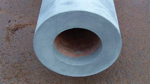 The Morrison Engineering technique attaches ceramic to a tuyere using a dual bonding system Beneath the ceramic the tuyere has a normal copper nose and body