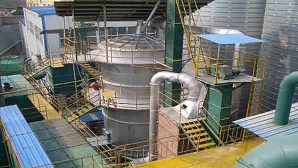 Thermal sand reclamation oxidizes binder and catalyst residuals completely for mechanically reclaimed sand resulting in carbon dioxide water sulfur dioxide and nitrogen Some NOx may be present too