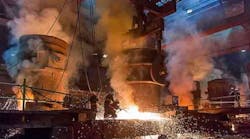 Sheffield Forgemasters completed a continuous pour into a subterranean mold to produce a 320-metric ton steel casting under a contract with press builder SMS Meer.