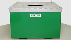Rayteqrsquos new Model DC950 electricresistance aluminum alloy melting furnace has a melting rate of 1000 lbshour and a capacity of more than two tons