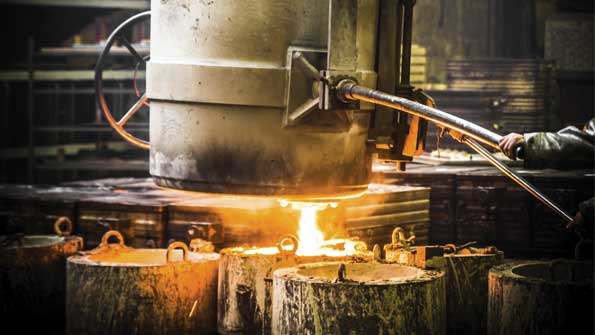 Casting temperature has a discernible effect on the performance of the cores more penetration occurs in quothot spotsquot and in gate regions particularly