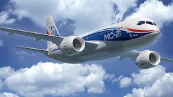 The two partners latest agreement covers critical parts of the PW1400GJM engine a geared turbofan series to be supplied to Russiarsquos United Aircraft Corp for its new Irkut MC21 twinaisle jet The two partners latest agreement covers critical parts of the PW1400GJM engine a geared turbofan series to be supplied to Russiarsquos United Aircraft Corp for its new Irkut MC21 twinaisle jet